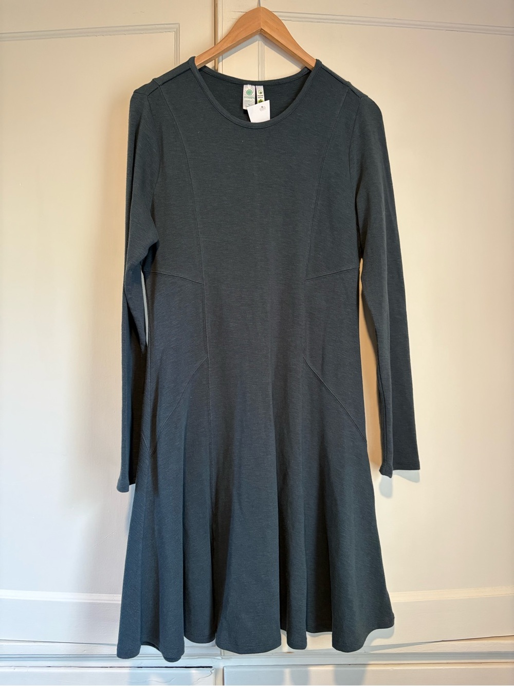 Aventura Organic Cotton Long Sleeve Knee Length Dress